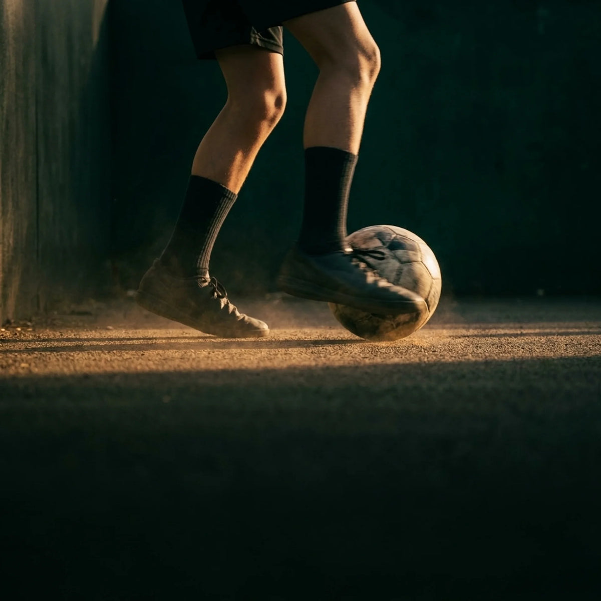 Tight space. Heavier ball. Six times the touches.
